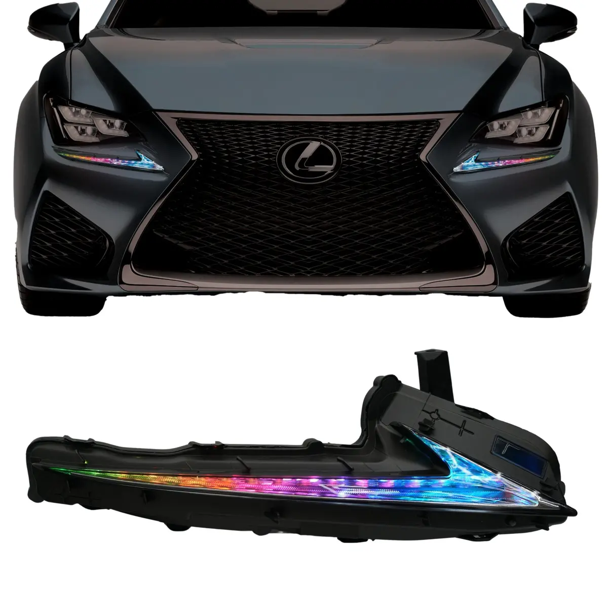 Lexus Rc Multicolor Flow Series Drl Boards (2015-2018) 1