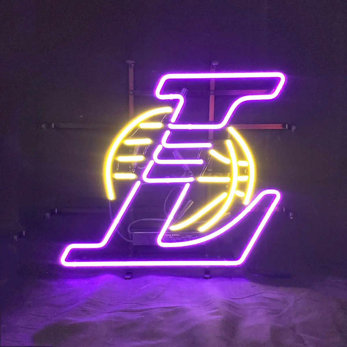 Los Angeles Lakers Basketball Logo Neon Signs Light 1