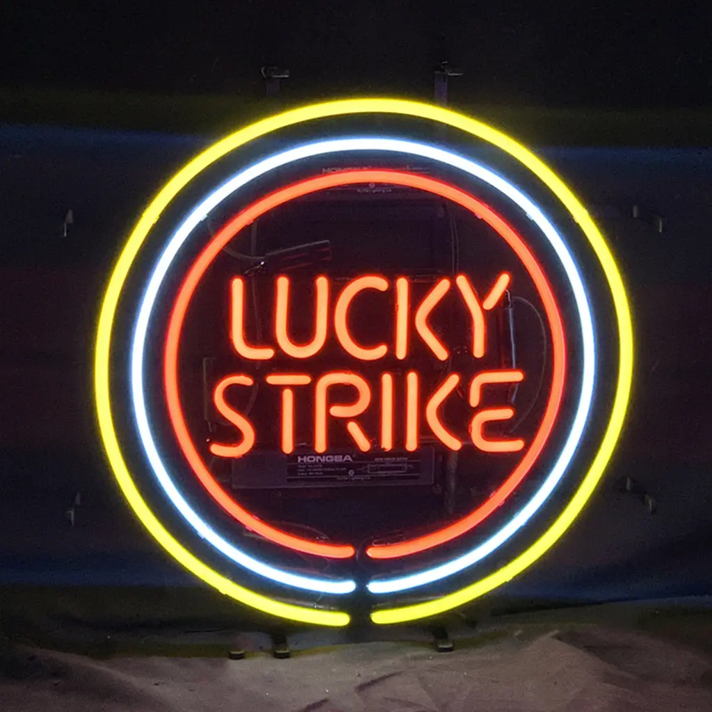 Lucky Strike Cigarette Neon Signs Light 1