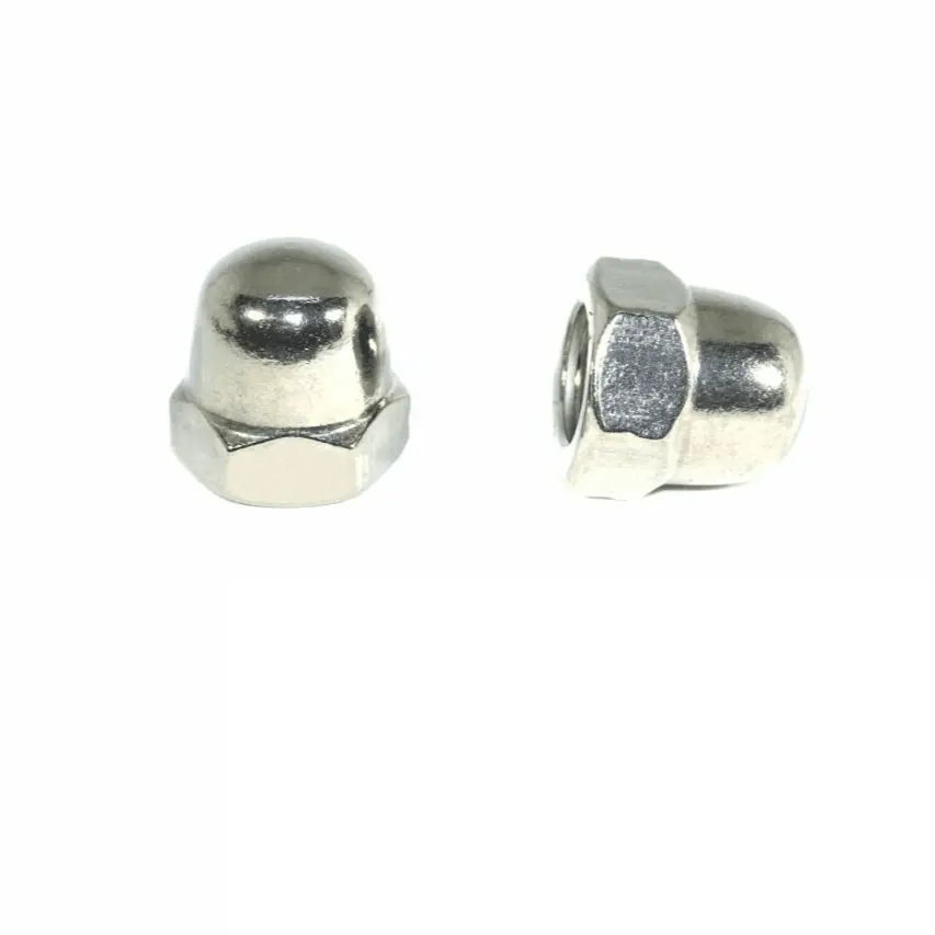 Zspec M6-1.0 Acorn Nuts, Sus304 Stainless Steel, 10-Pack 1