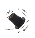 Zspec M4 Rubber-Composite Well Nuts For A Variety Of Project Uses, M4-0.7, 10-Pack 1