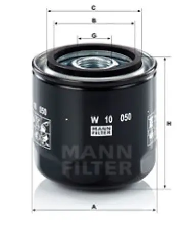 W10050 Filtro Olio 1