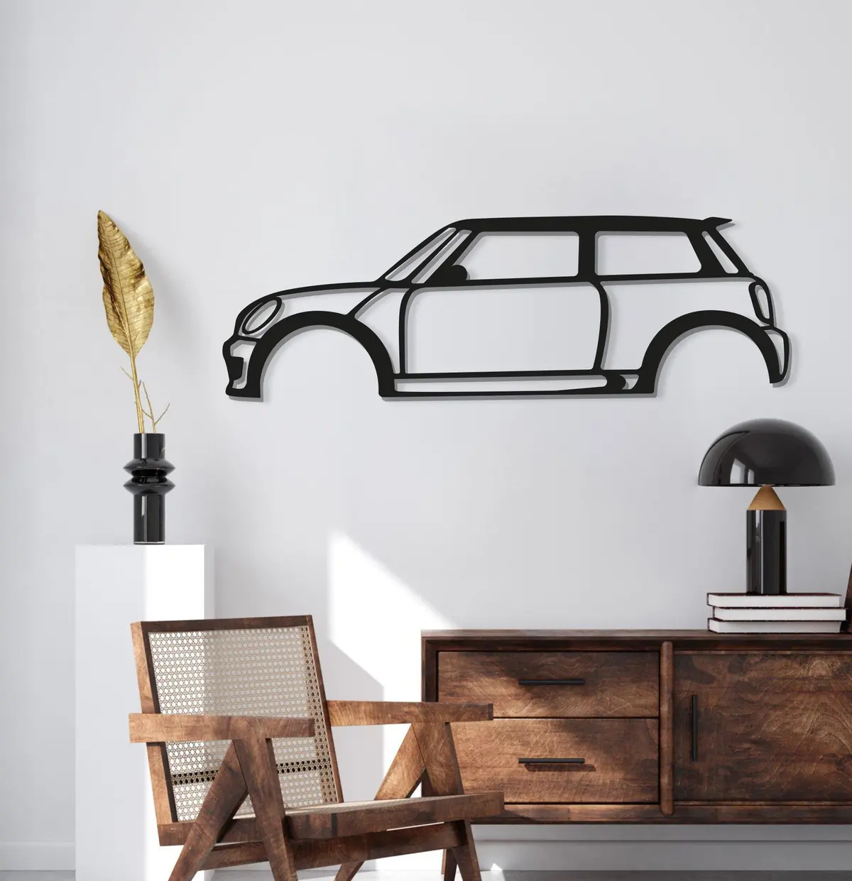 Cooper S Metal Car Wall Art - Mt0913 2