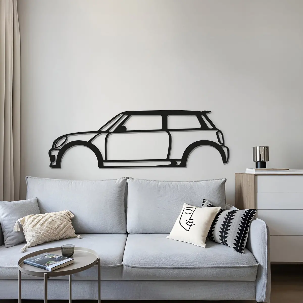 Cooper S Metal Car Wall Art - Mt0913 4