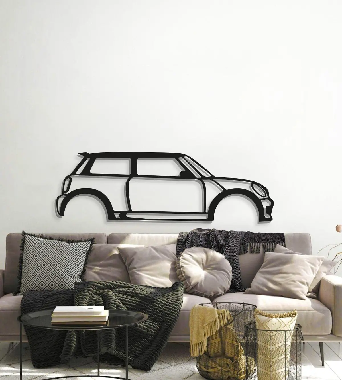 Cooper S Metal Car Wall Art - Mt0913 6