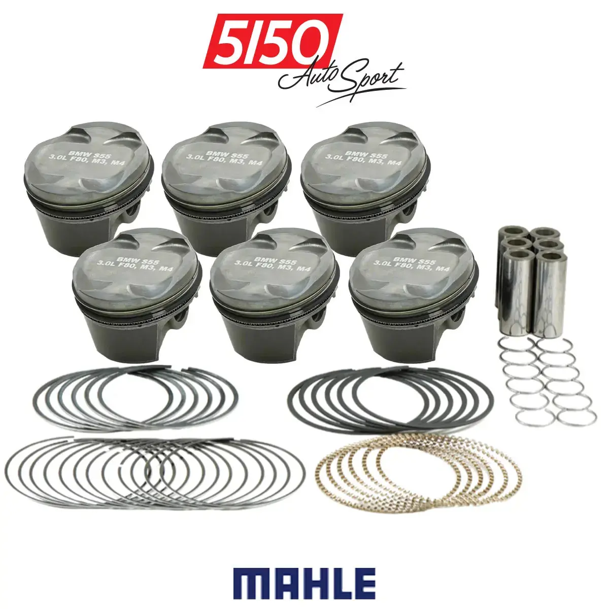 Mahle Motorsport Powerpak Piston Set, Bmw S55 1