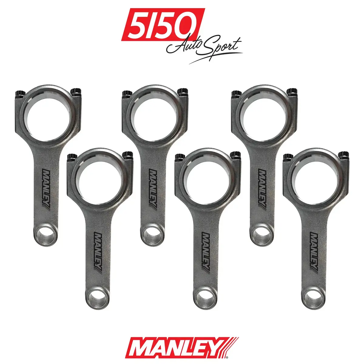Bmw M20 Connecting Rod Set, Manley H-Beam 1