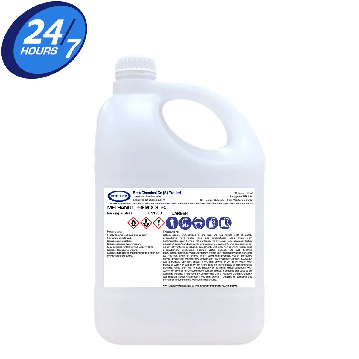 Bestchem Methanol Premix 80% (For Water Injection) 2