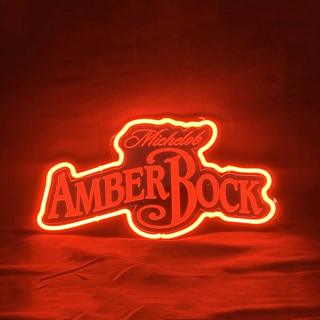 Michelob Amber Bock Beer Neon Signs 1