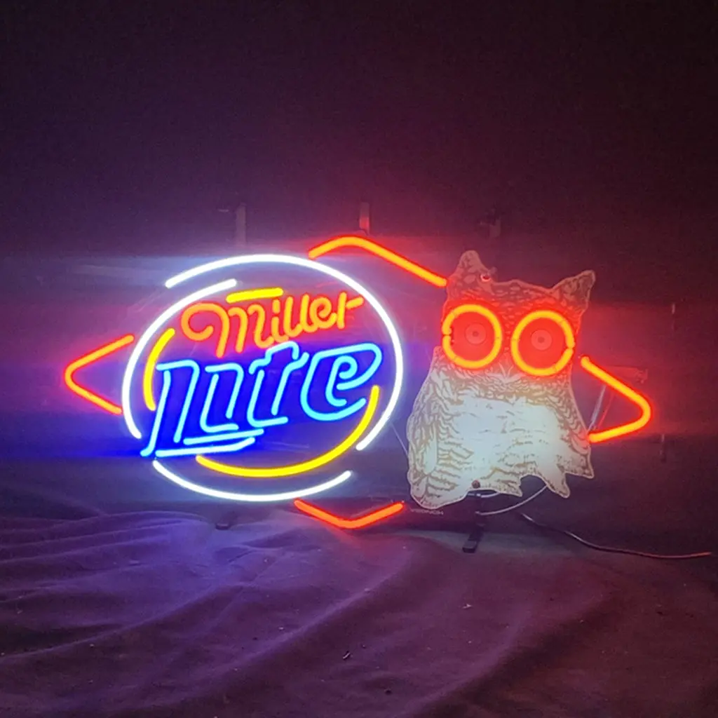 Miller Lite Hooters Neon Light Signs 1