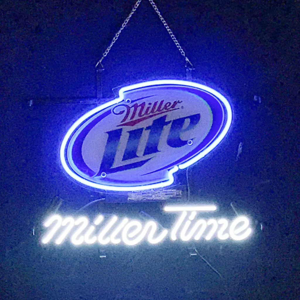 Miller Lite Miller Time Neon Light Signs 1