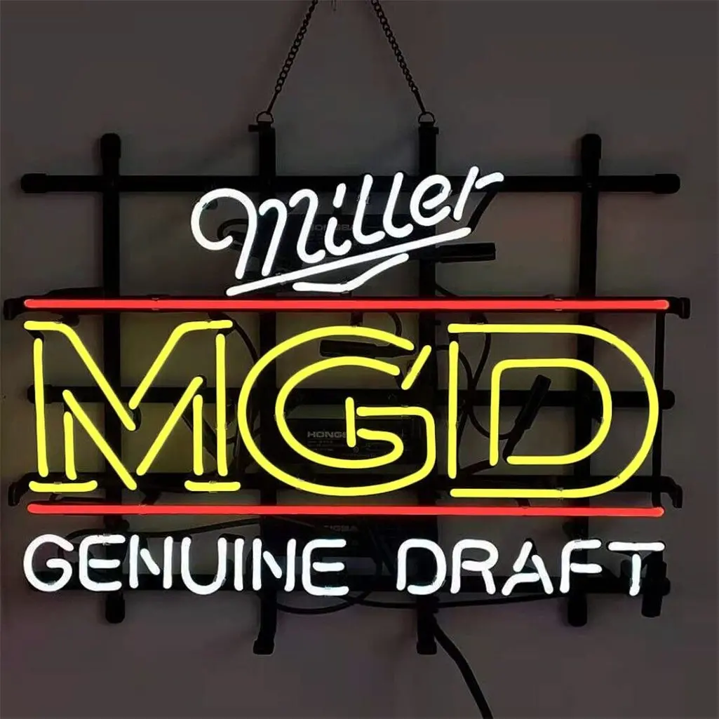 Miller Mgd Genuine Draft Neon Signs Light 1