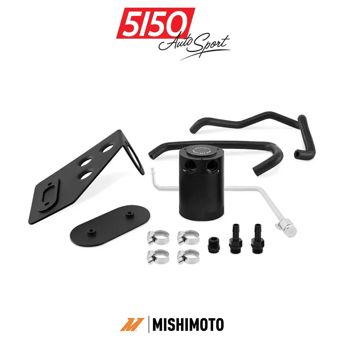 Mishimoto Baffled Oil Catch Can Kit, Toyota Mkv Supra Ccv Side 1