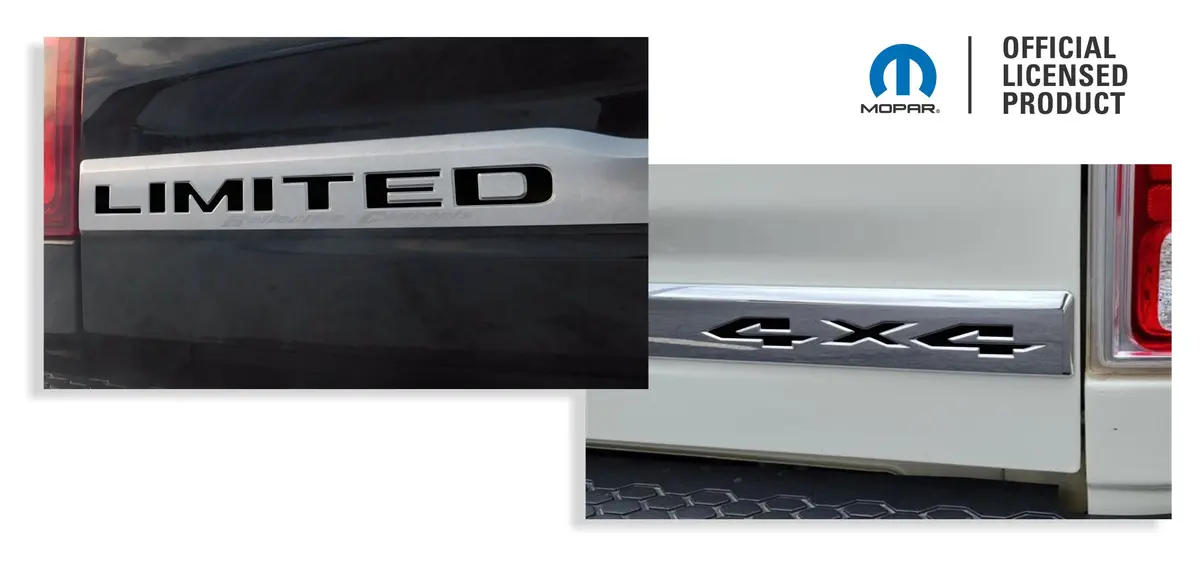 Limited 4X4 Tailgate Emblem Inlay Decal   - 2015-2018 Ram Limited 1