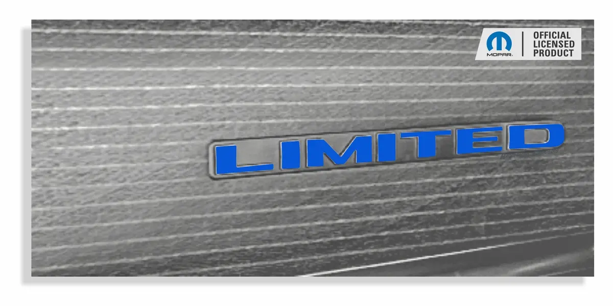 Limited Glove Box Overlay Decal  - 2019 2020 2021 2022 2024 Ram Limited 1