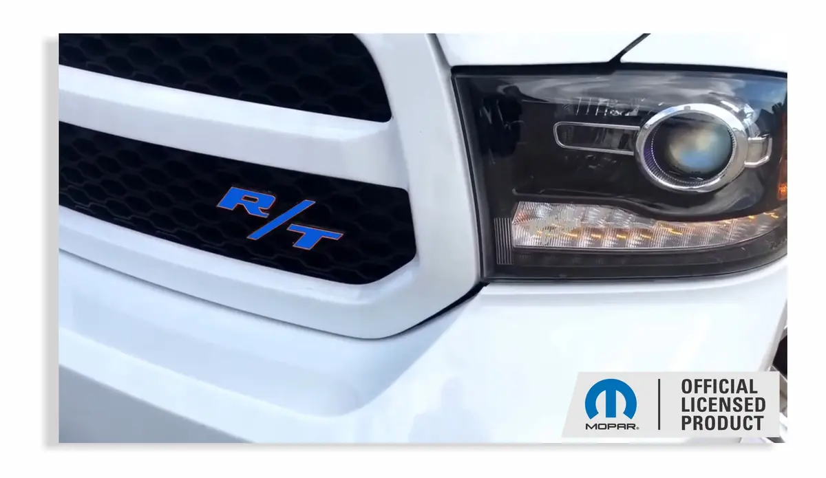 R/T Grille Emblem Inlay Decals  - 2009-2017 Ram R/T 1