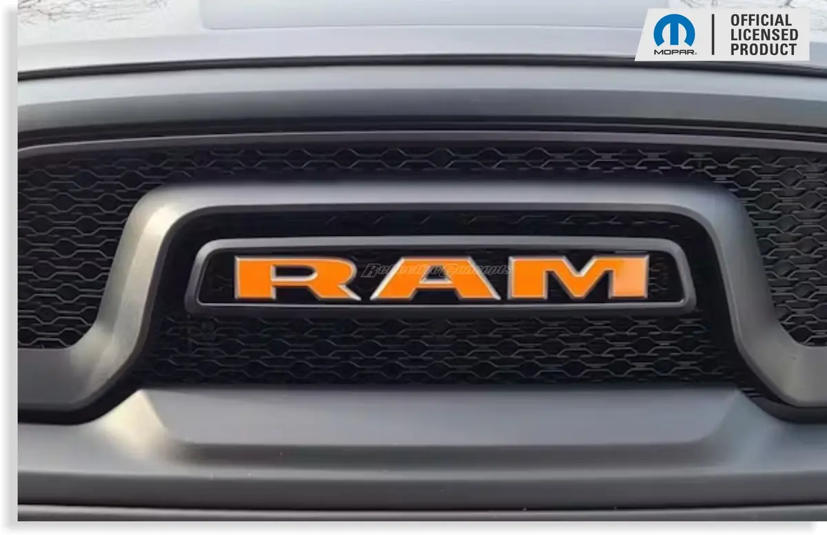 Ram Grille Emblem Overlay Decal   - 2019-2024 Ram 1500 Classic Warlock 1