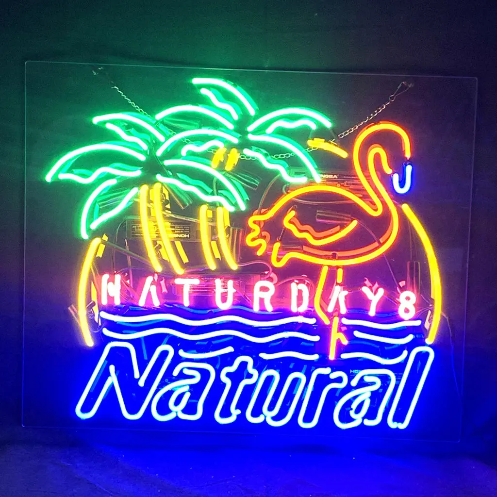 Natural Days Flaminigo Palm Tree Neon_Signs 1