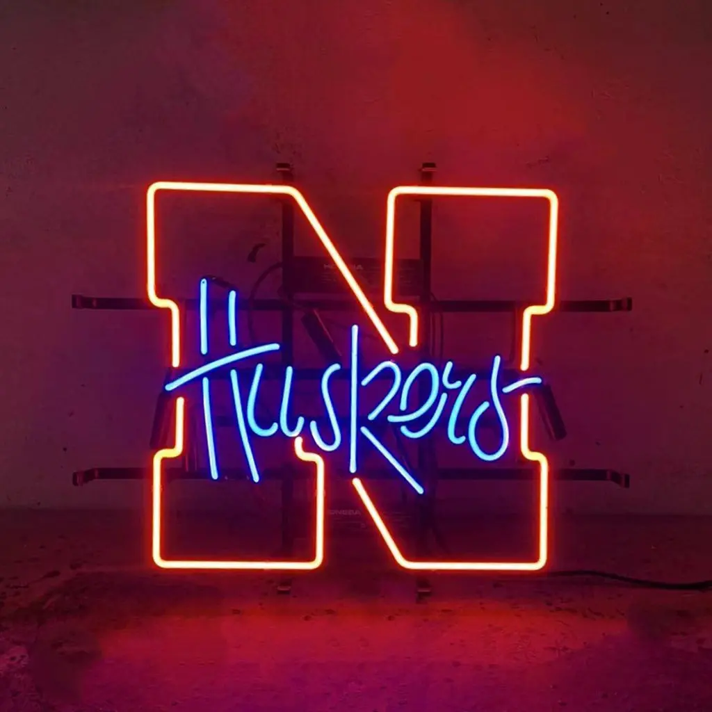 The University Of Nebraska Huskers Neon Light Sign 1