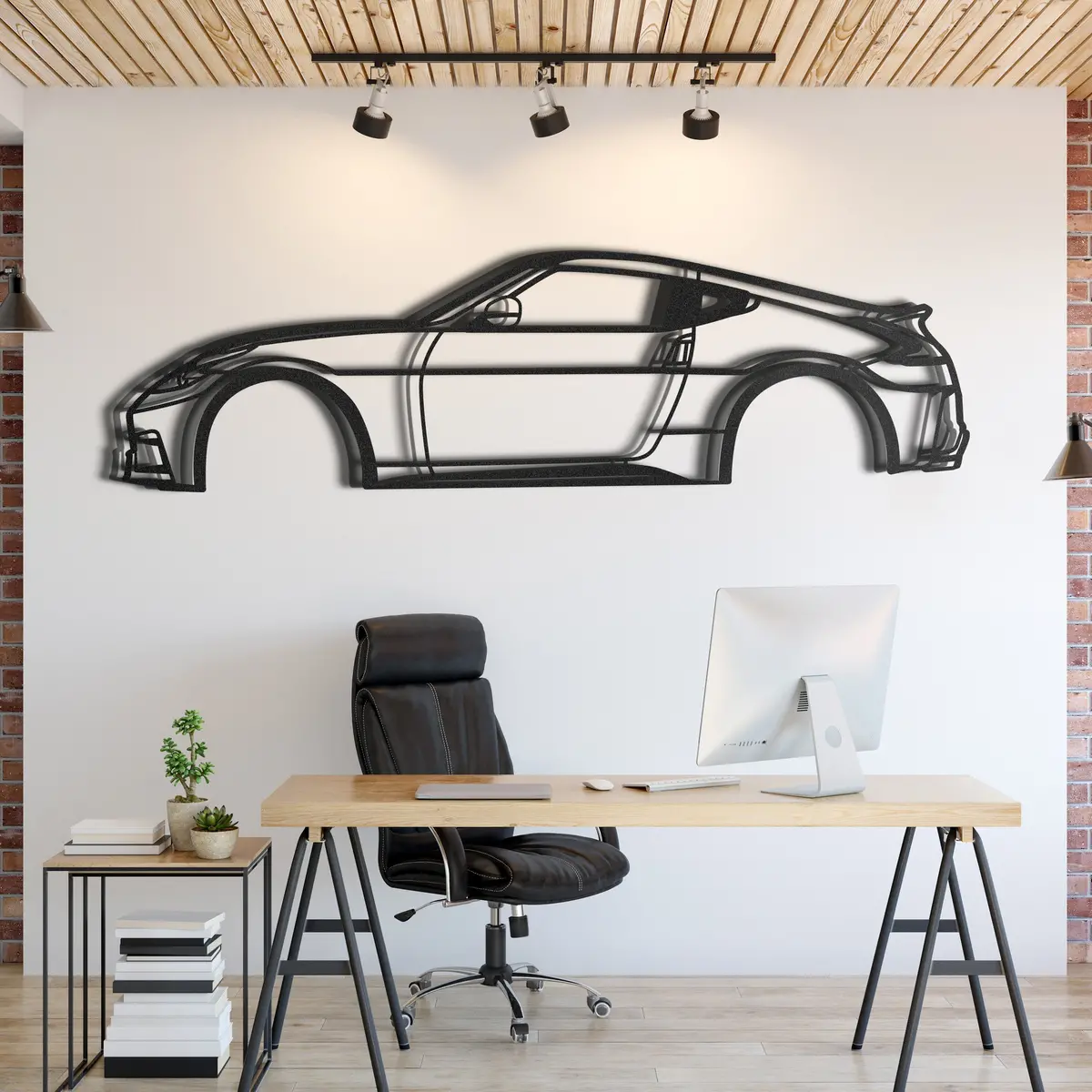 2015 370Z Metal Car Wall Art - Mt0519 1