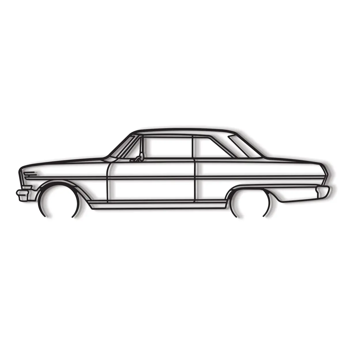 1964 Nova Metal Car Wall Art - Mt0071 8