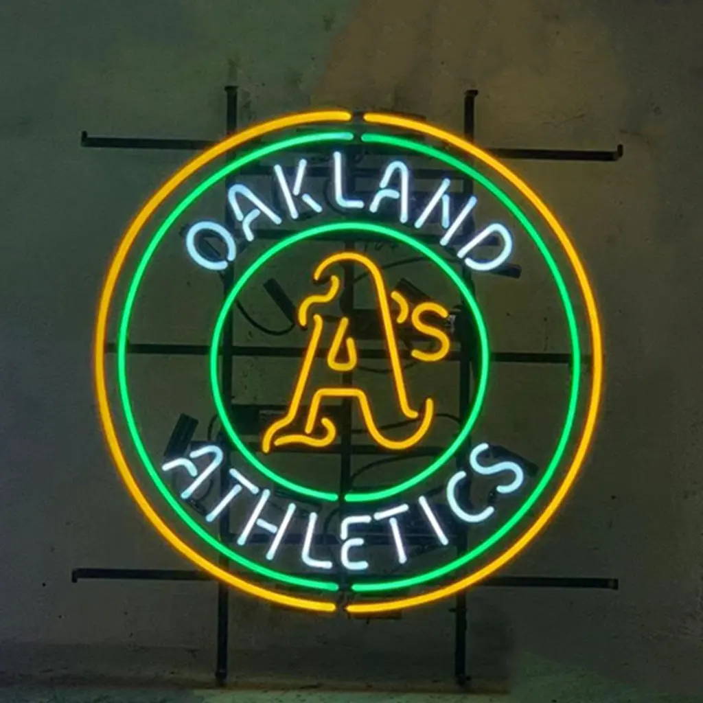 Oakland Athletics A's Neon Signs Light 1