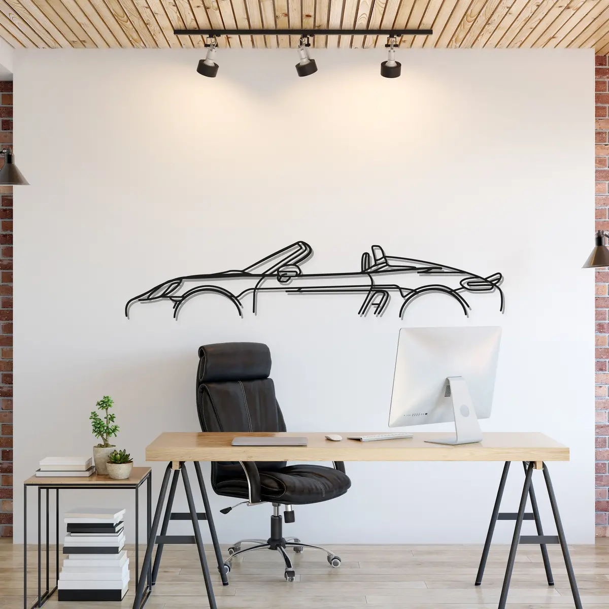 718 Spyder Metal Car Wall Art - Mt0842 1