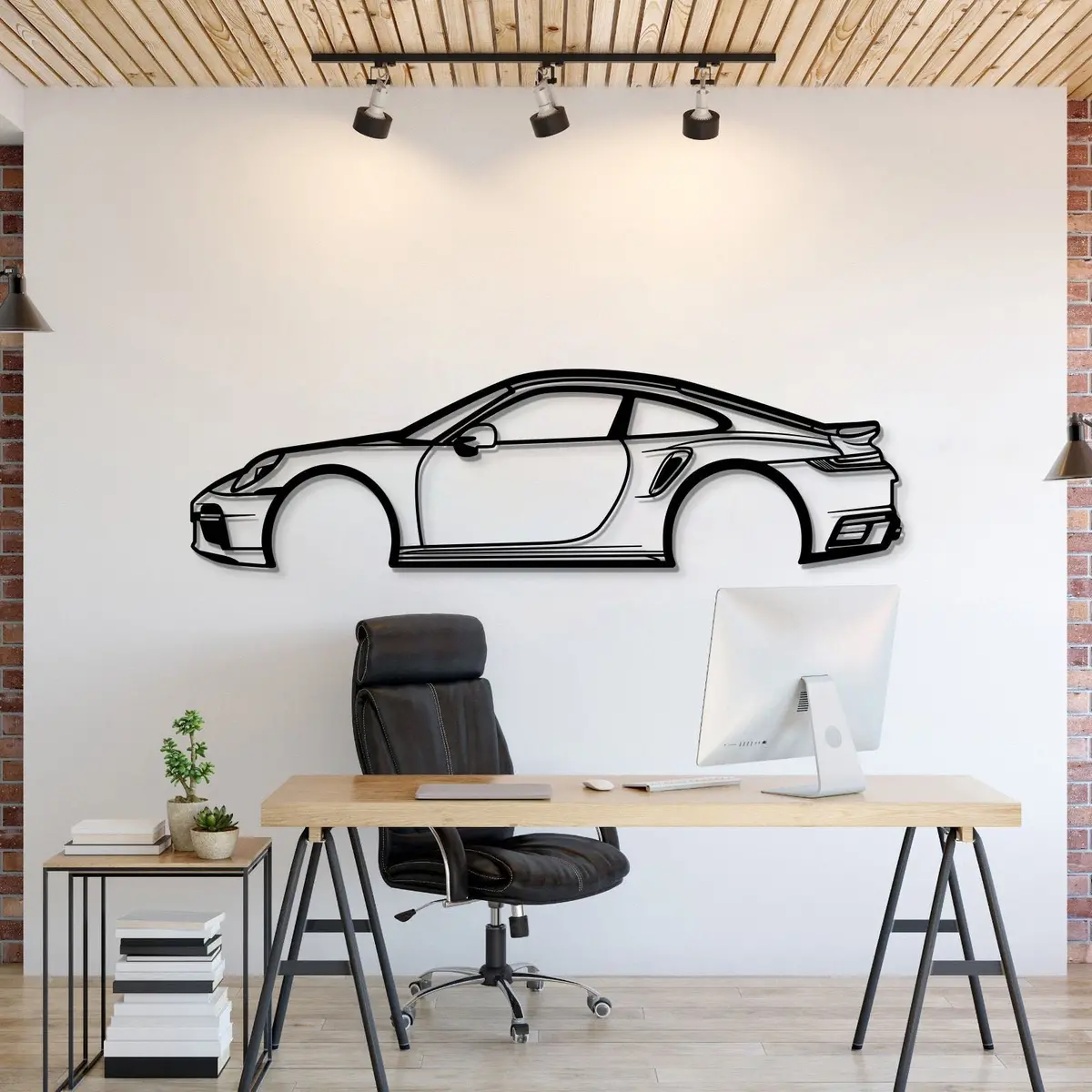 911 Type 993 Metal Car Wall Art - Mt0845 1