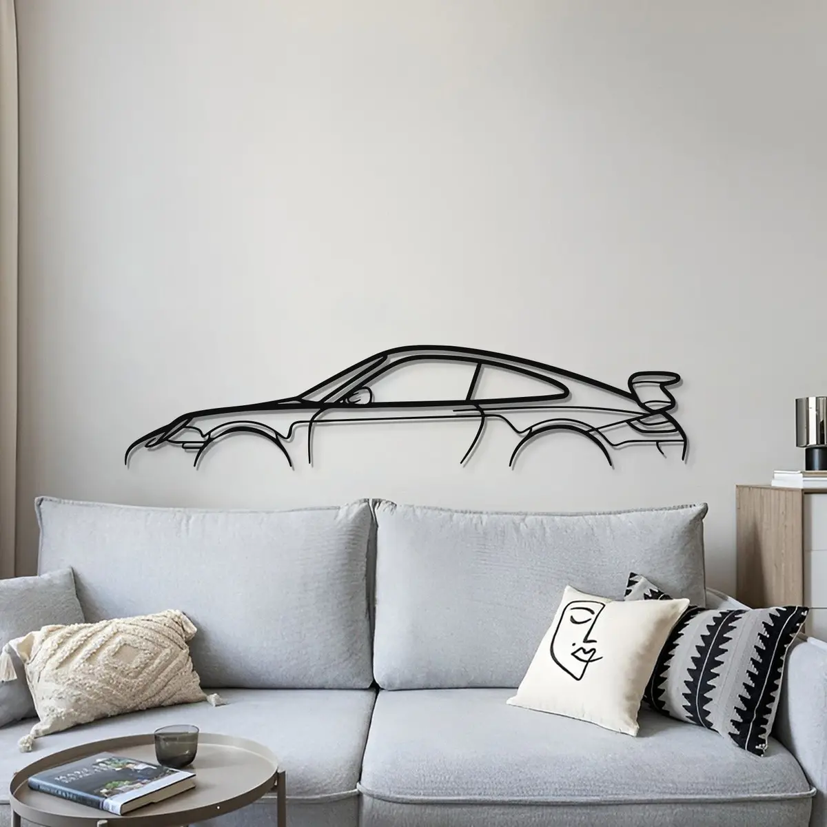 911 Gt3 Model 997 Metal Car Wall Art - Mt0856 4