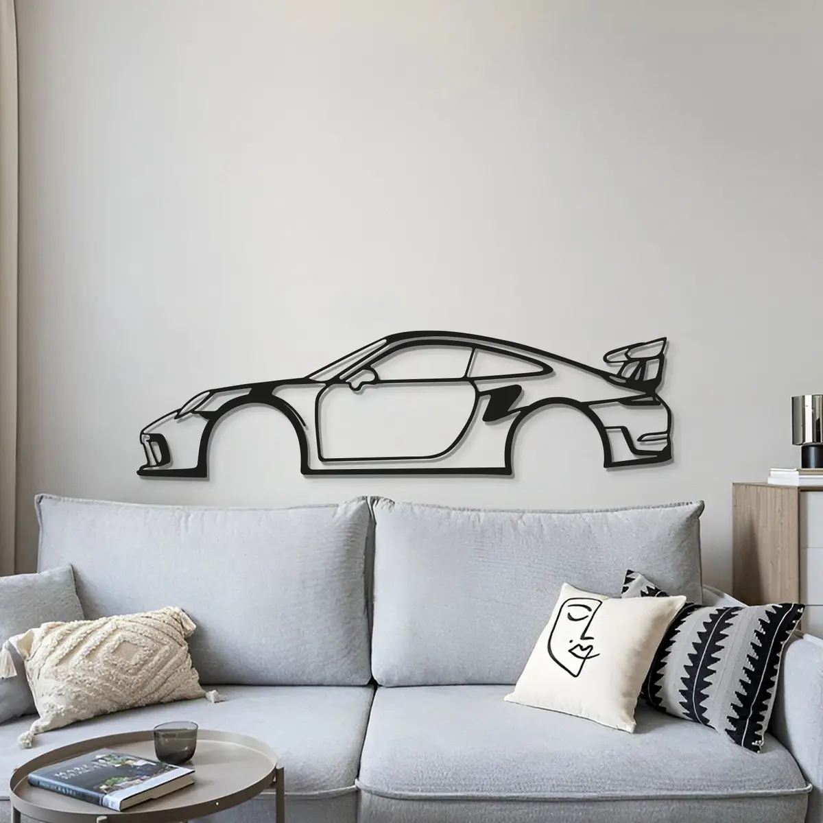 911 Gt3 Rs Metal Car Wall Art - Mt0857 4