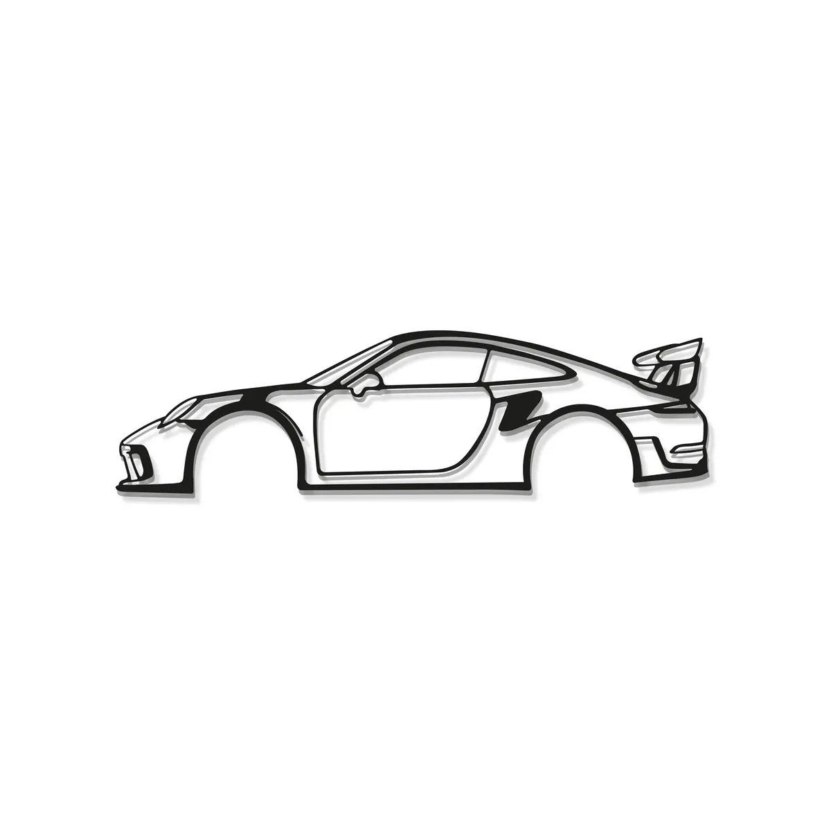 911 Gt3 Rs Metal Car Wall Art - Mt0857 8