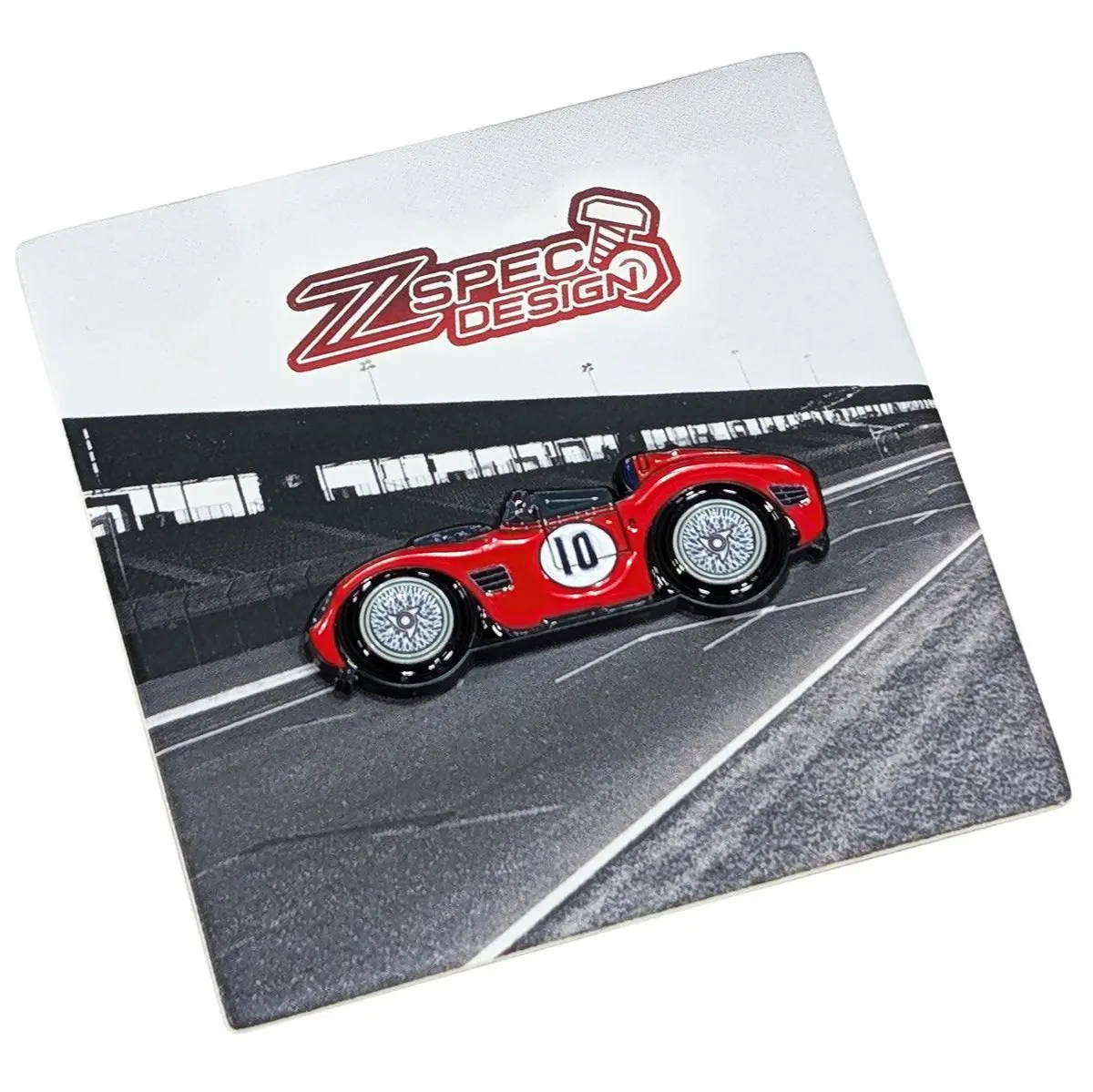 Zspec Collector Lapel / Hat Pin - Red Barchetta Race Car 1