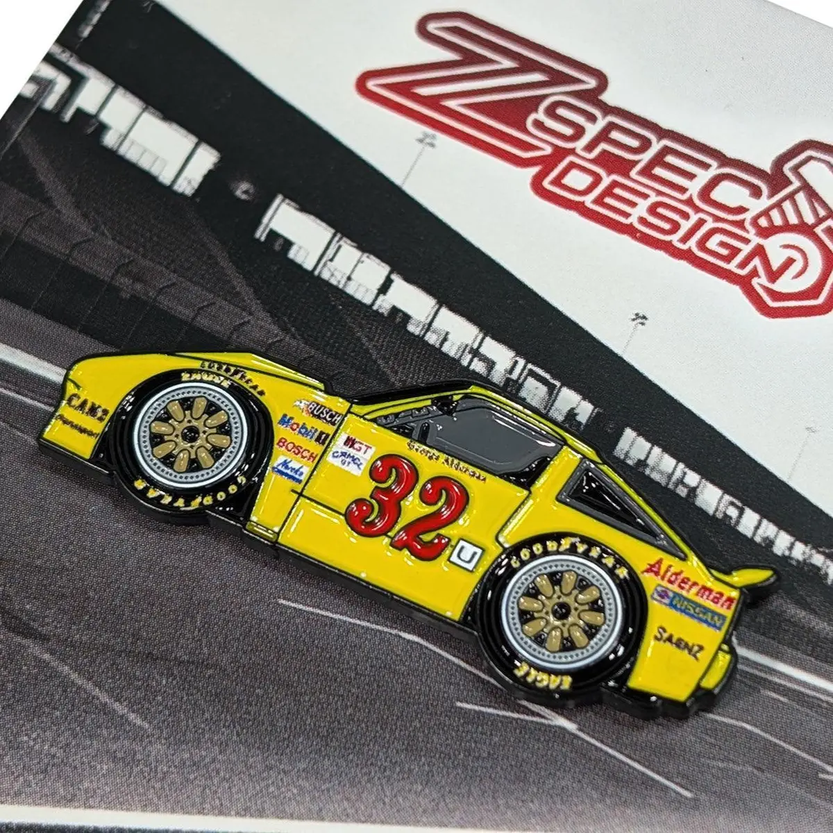 Zspec Collector Lapel / Hat Pin - #32 300Zx Z31 Race Car 1