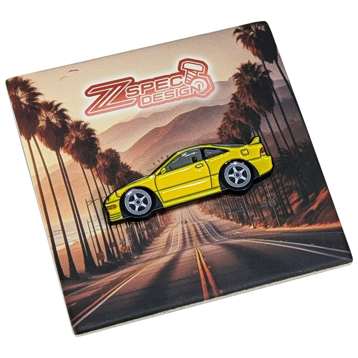 Zspec Collector Lapel / Hat Pin - Yellow Integra Jdm Cruiser 1