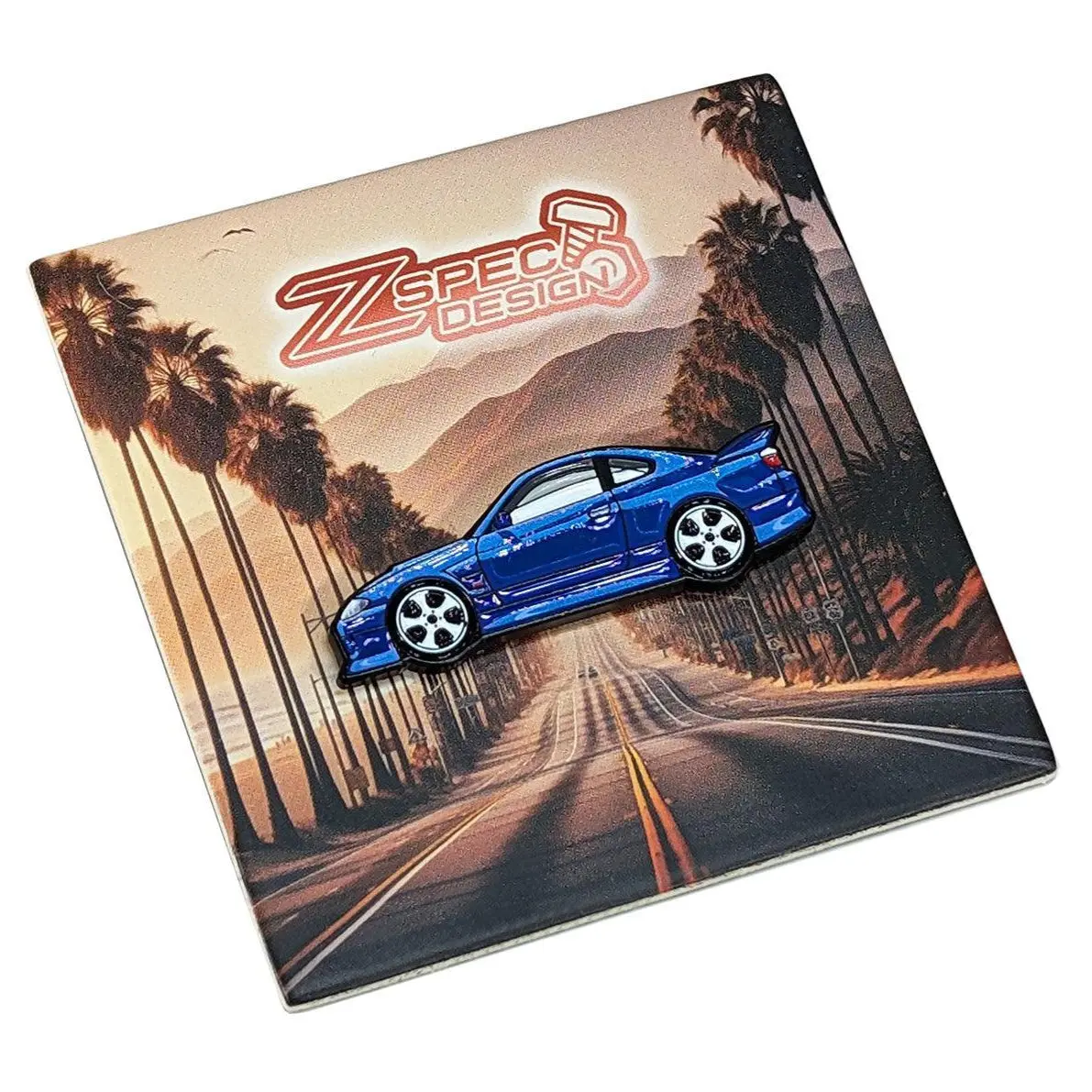 Zspec Collector Lapel / Hat Pin - Blue Silvia S15 Cruiser 1