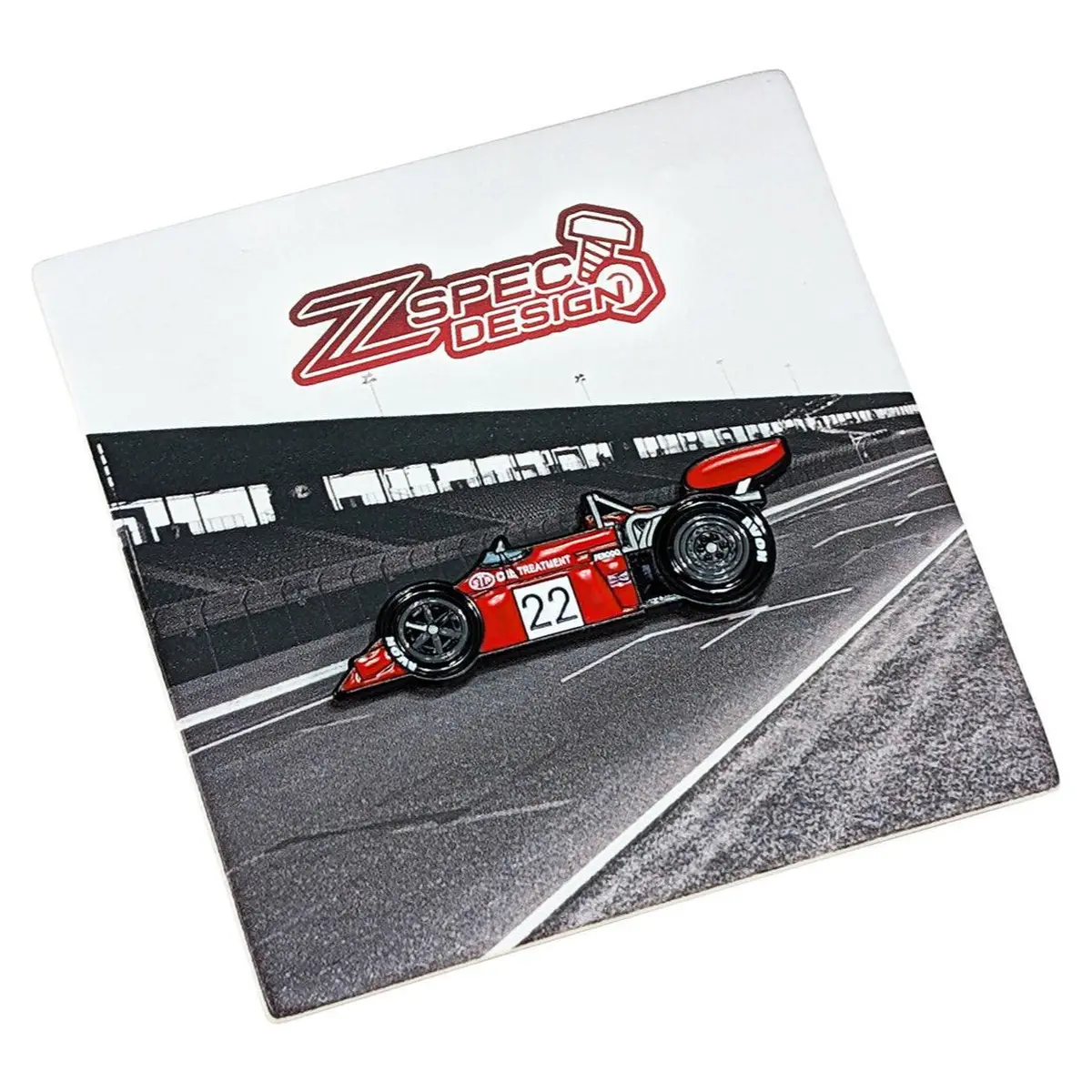 Zspec Collector Lapel / Hat Pin - Red Formula Racing Legend 1