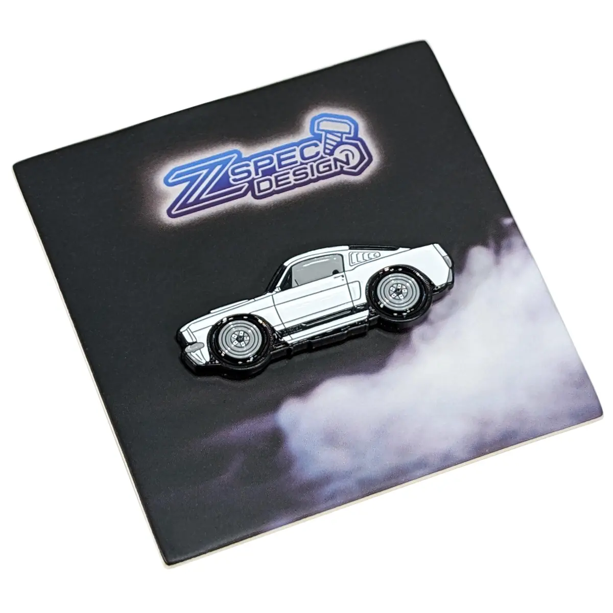 Zspec Collector Lapel / Hat Pin - Gt350 Mustang Wimbledon White 1