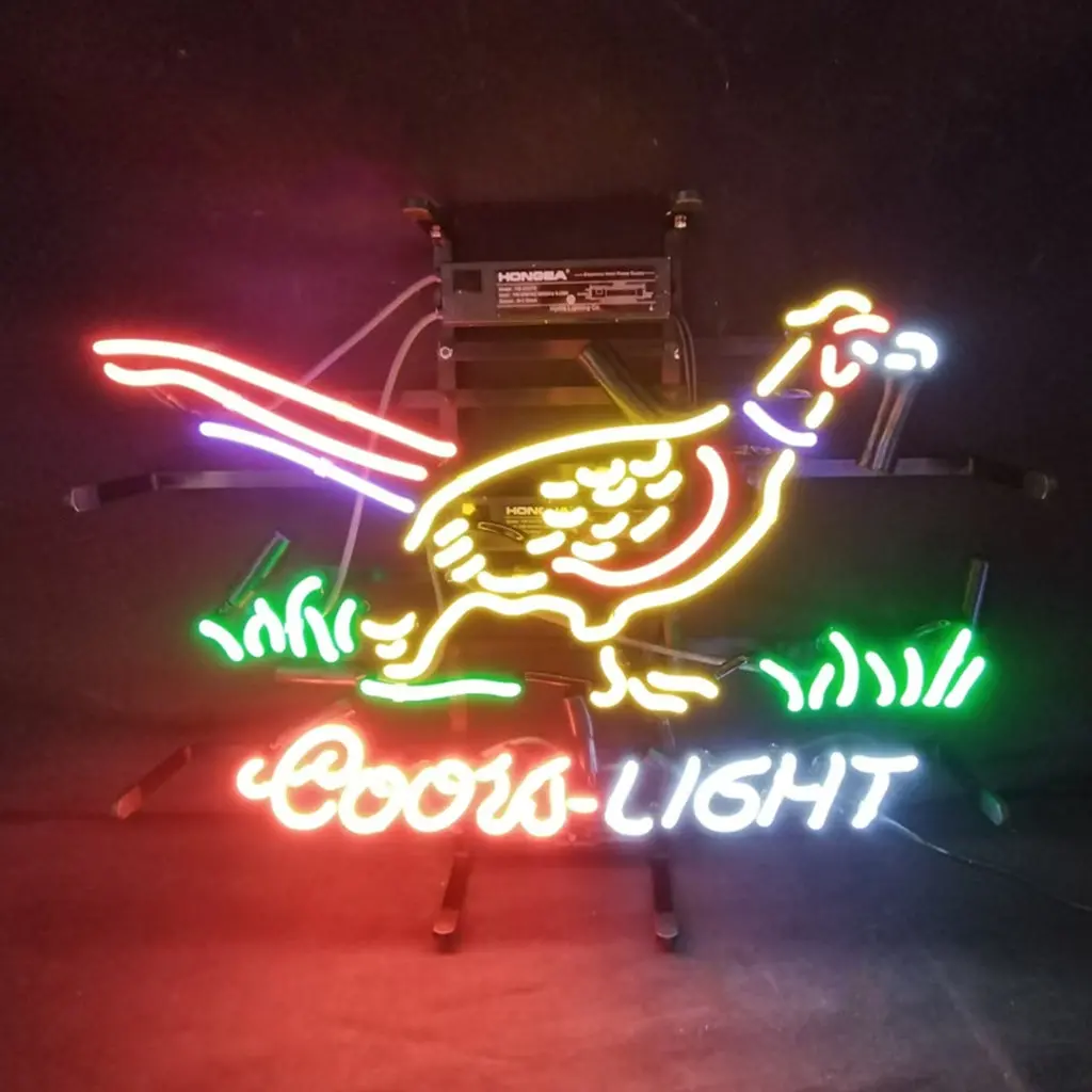 Pheasant Coors Light Neon Light Sign 1