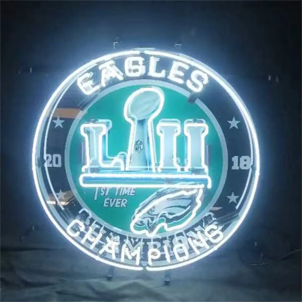 Philadelphia Eagles 2018 Champions Cup Neon Signs 1