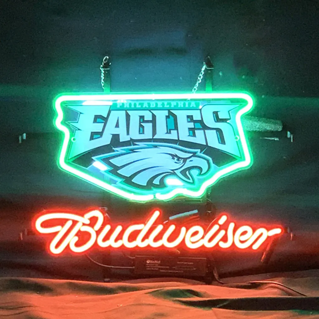 Philadelphia Eagles Budweiser Neon Signs 1