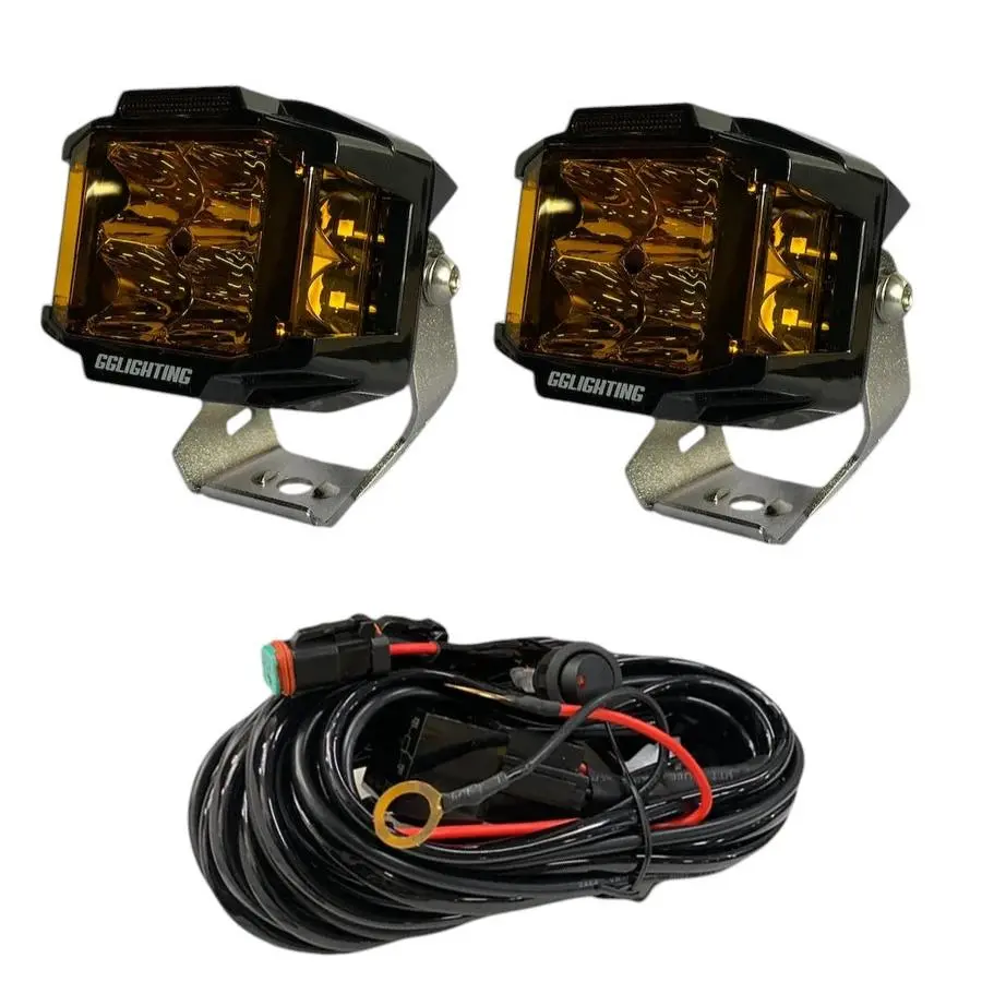 Cb30 Amber Pod Bundle With Wiring Harness 1