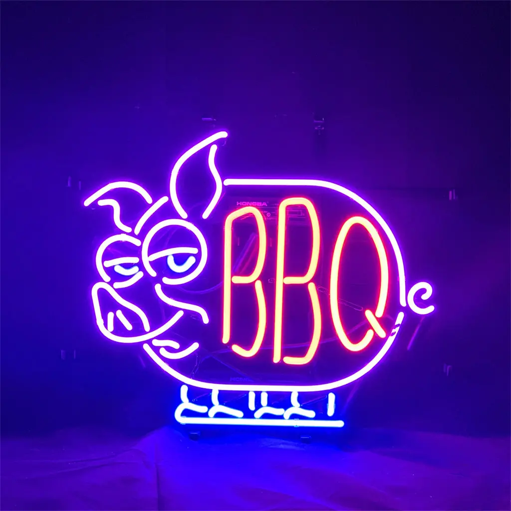 Pig Bbq Neon Light Sign 1