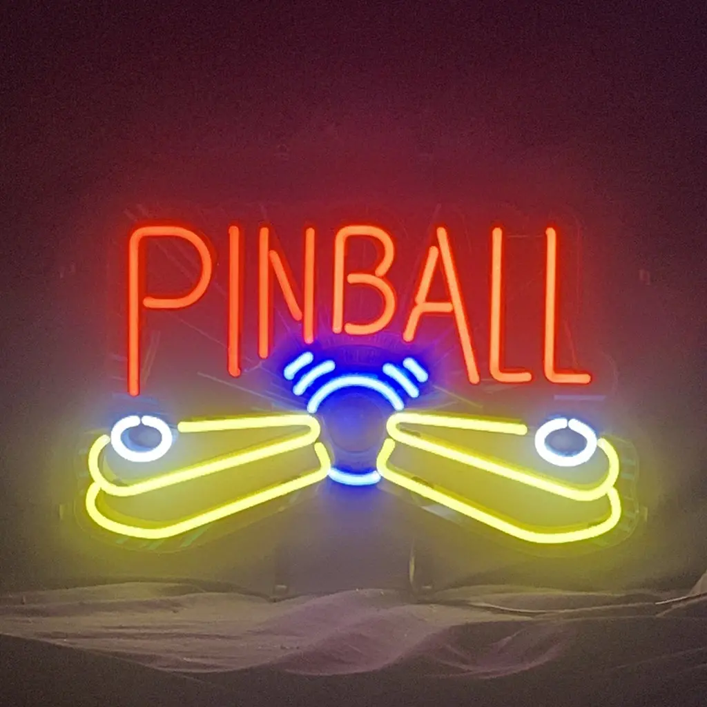 Pinball Game Machine Neon Signs 1