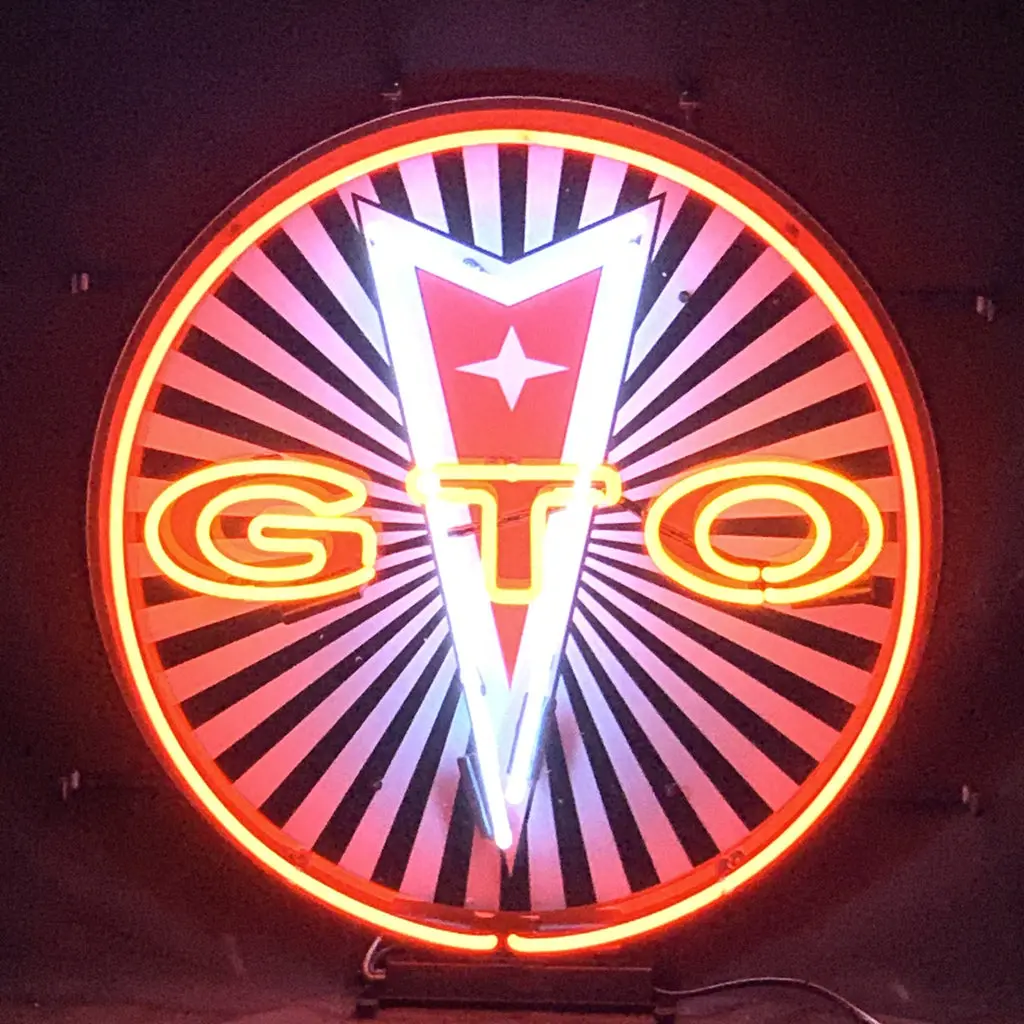 Pontiac Gto Auto Car Neon Signs 1