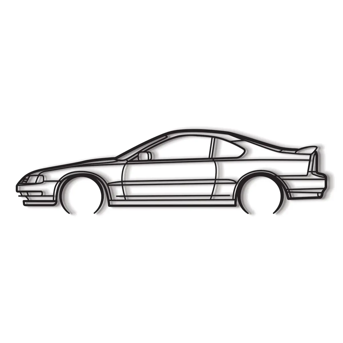 1993 Gen 4 Detailed Metal Car Wall Art - Mt0244 8