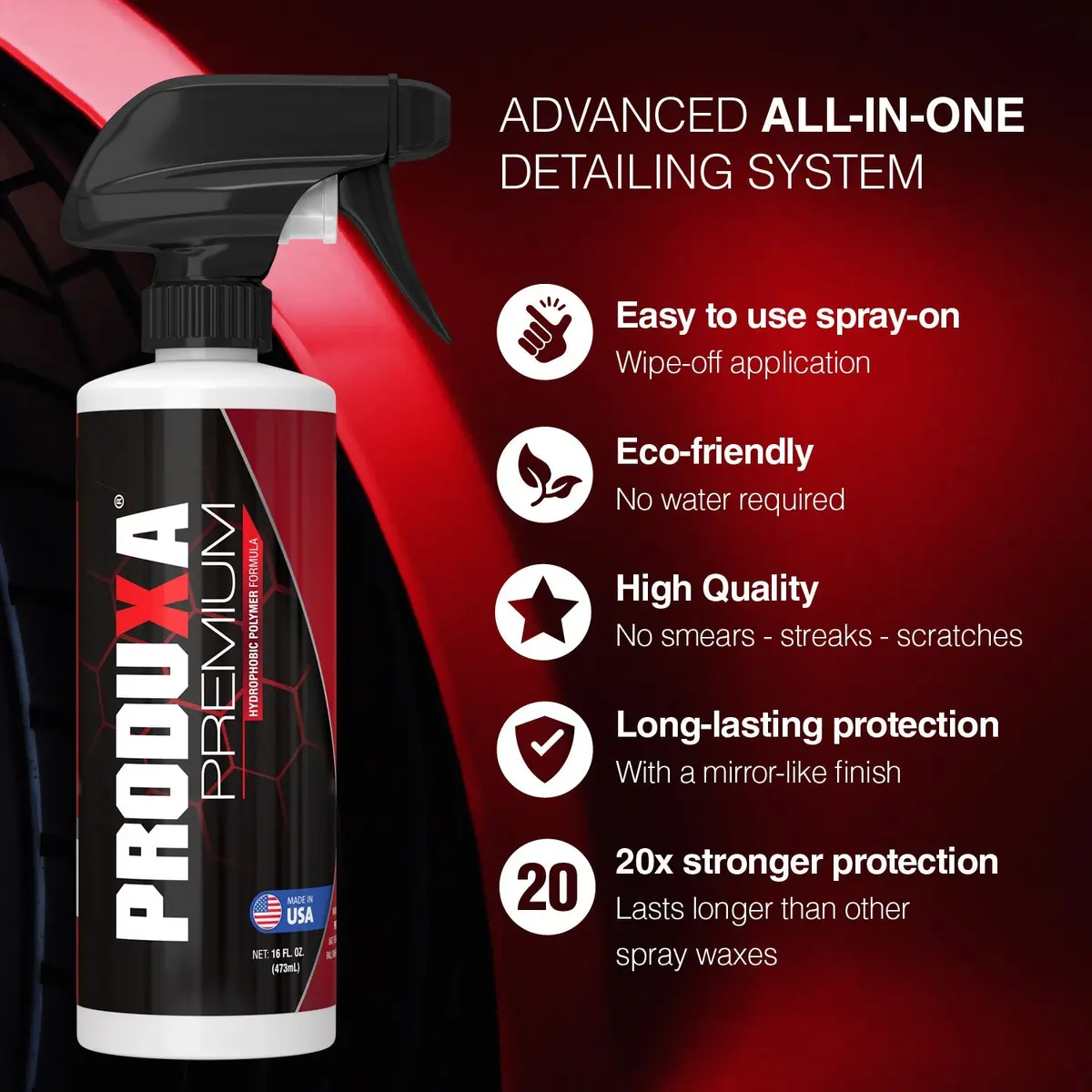 Produxa® Premium - All-In-One Detailing Spray(16 Oz) 3