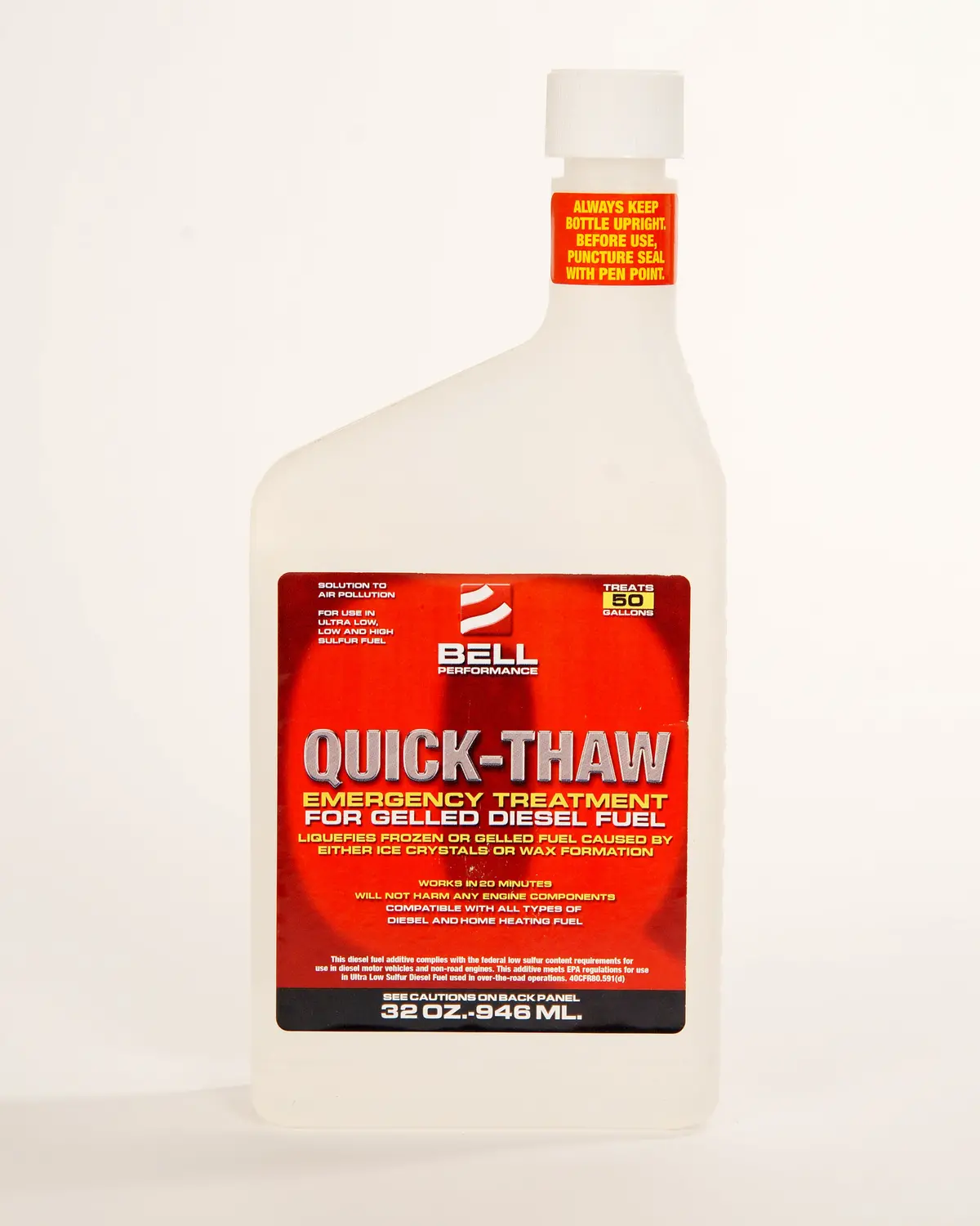 Quick Thaw (32 Oz.) Restoring Treatment For Gelled Diesel Fuel - 32 Oz. Bottle 1