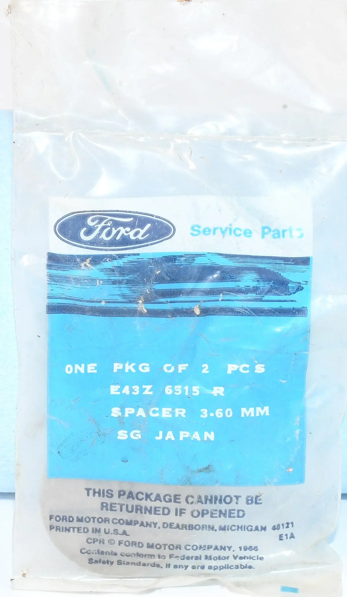 New Nos Set Of Valve Sjim Spacers 1984-1987 For Ford 2.0L Diesel E43z-6515 1