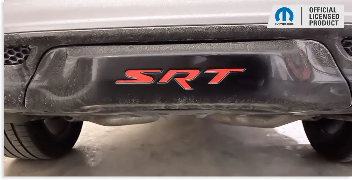 Srt Hitch Cover Inlay Decal  - 2012-2021 Grand Cherokee Srt 1