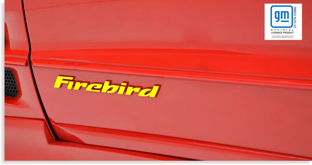 Firebird Badge Overlay Decals - 98-02 Firebird 1